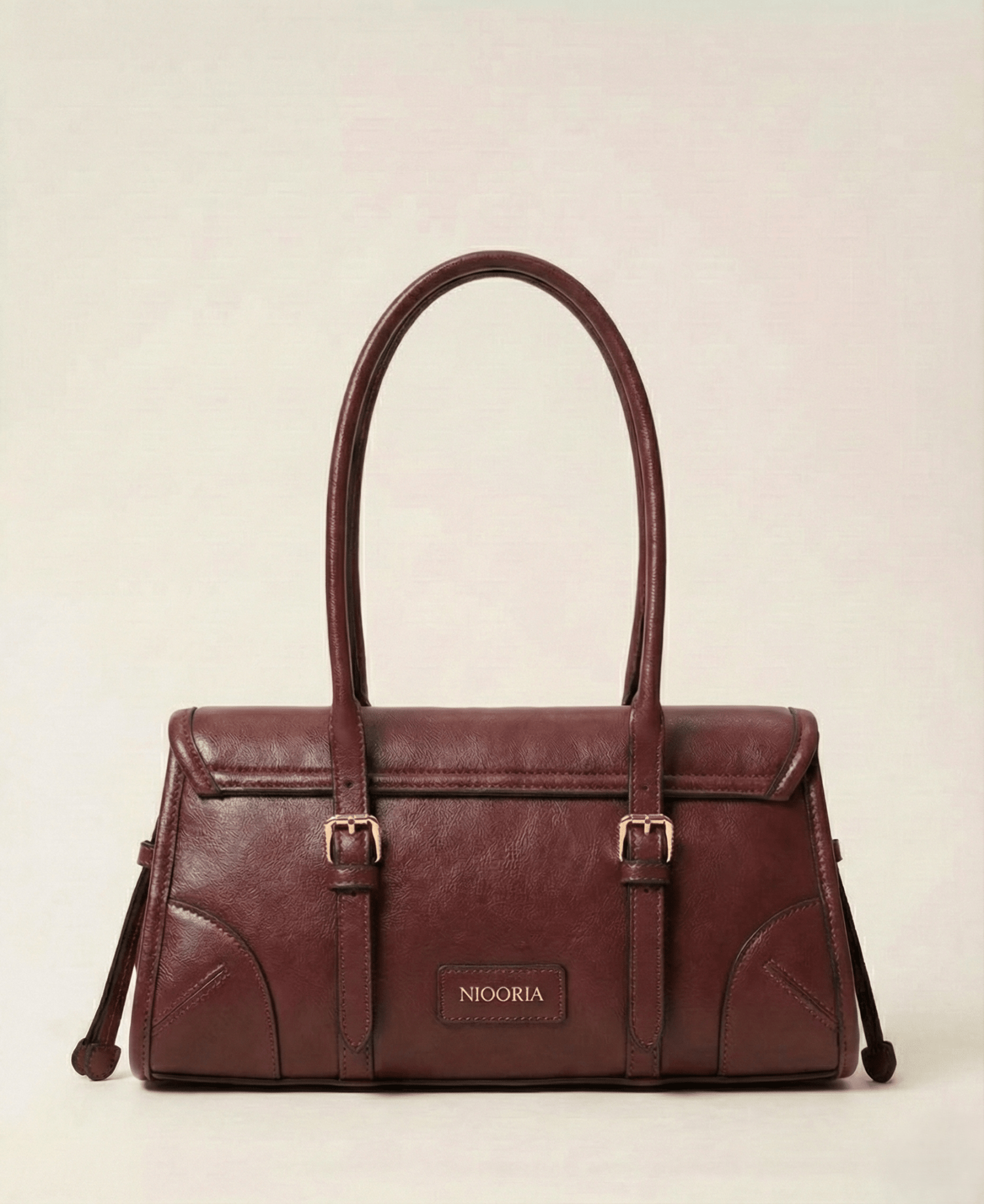 Niooria Borsa Bauletto in Ecopelle Semilucida - NiooriaNiooria